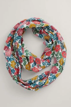 Seasalt Cornwall Black Soft Summer Ballard Point Circle Scarf