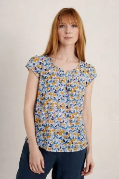 Seasalt Blue Cornwa Blouse
