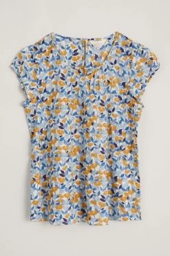 Seasalt Blue Cornwa Blouse -Cheap Seasalt Store unnamed file 1015