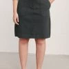 Seasalt Grey A-Line Cotton Figtree Rocks Skirt