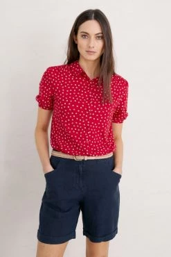 Seasalt Cornwall Red Blouse