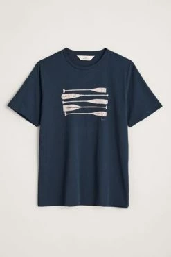 Seasalt Cornwall Men's Blue Midwatch T-Shirt -Cheap Seasalt Store unnamed file 106