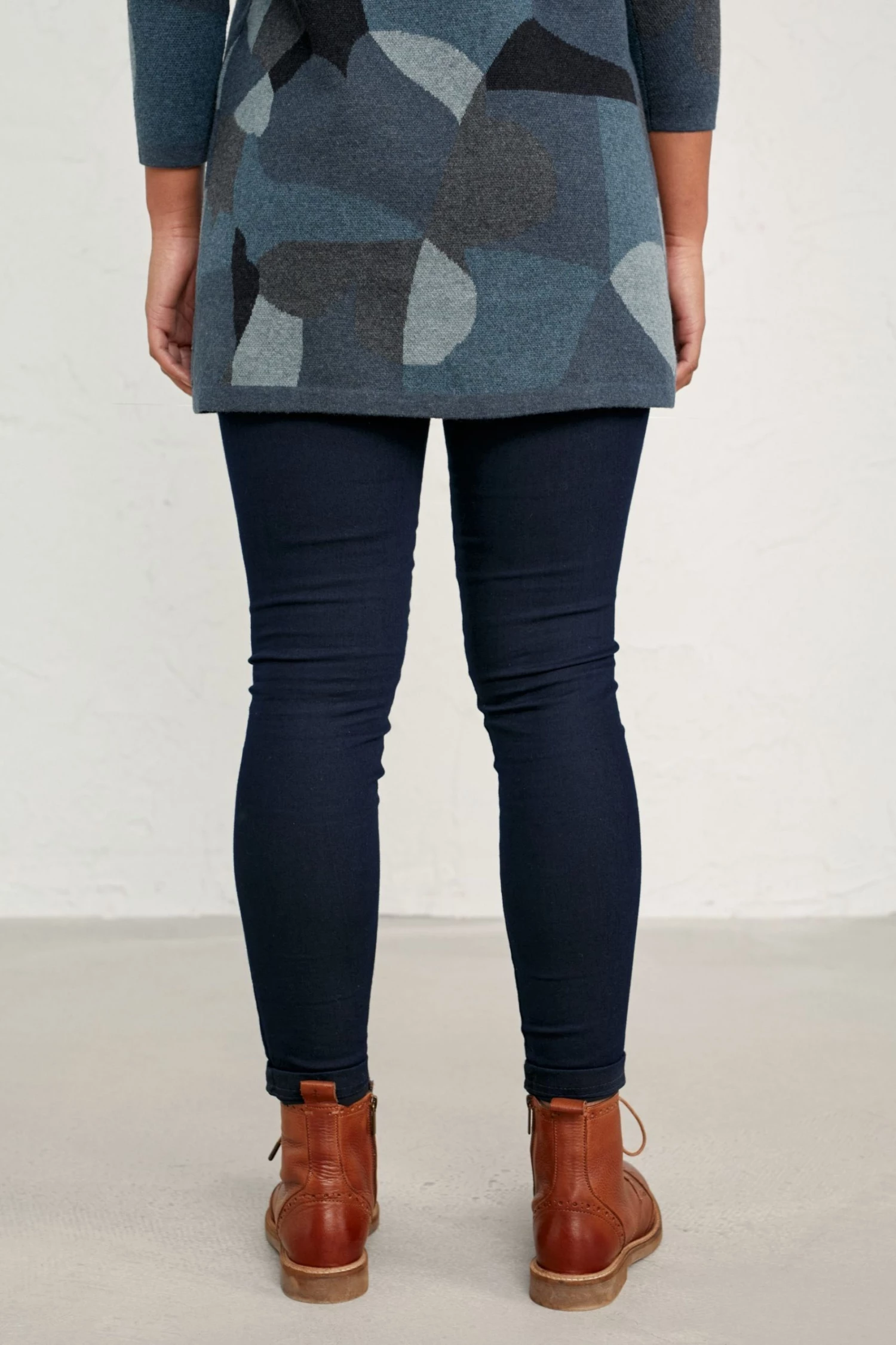 Seasalt Cornwall Petite Blue Bosvenning Jeggings 2 Seasalt Cornwall Petite Blue Bosvenning Jeggings - Image 2