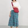Seasalt Cornwall Teal Blue Midi Orchard Skirt