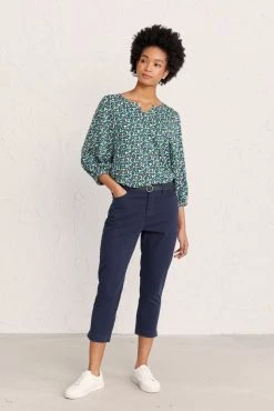 Seasalt Blue Slim Fit Albert Quay Cropped Trousers -Cheap Seasalt Store unnamed file 1098 scaled