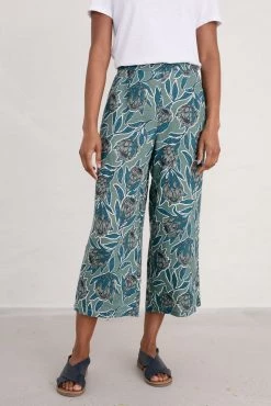 Seasalt Cornwall Green Peaceful Haven Culottes