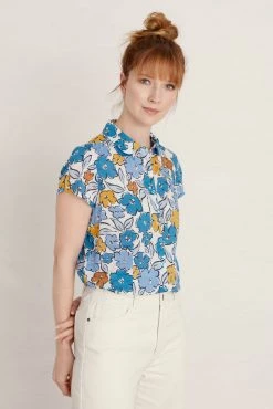Seasalt Cornwall Blue Shirt