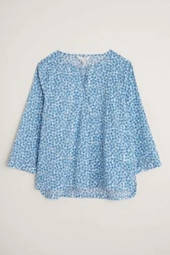 Seasalt Blue Handcrafted Cotton Top -Cheap Seasalt Store unnamed file 1165