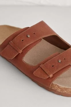 Seasalt Brown Slip-On Slider Leather Polpier Cove Sandals -Cheap Seasalt Store unnamed file 1177 scaled