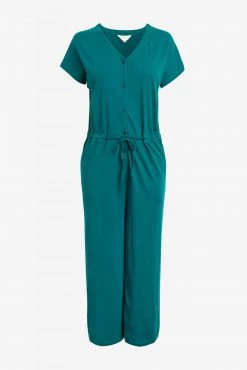 Seasalt Cornwall Blue Petite Rose Trellis Jumpsuit