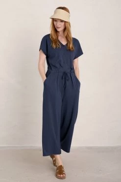 Seasalt Womens Blue Cornwa Jumpsuit