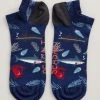 Seasalt Mens Blue Breathable Bamboo Sailor Trainer Socks