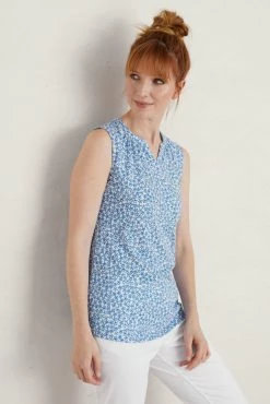 Cheap Seasalt Store 18 Seasalt Blue Organic Cotton Purist Vest