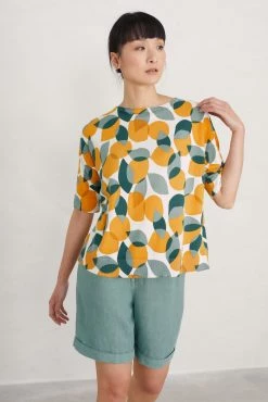 Cheap Seasalt Store 10 Seasalt Cornwall Yellow Relaxed Fit Free Day Jumper