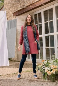 Cheap Seasalt Store 4 Seasalt Cornwall Red Three Quarter Sleeve St Agnes Clay Tunic