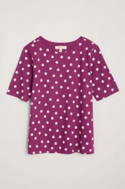 Seasalt Cornwall Purple Cotton Jersey Boat Neck Poisson Top -Cheap Seasalt Store unnamed file 137