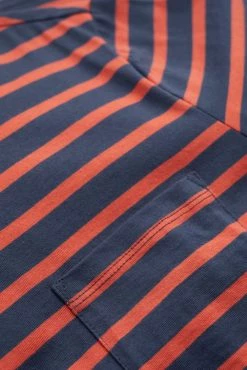 Seasalt Mens Orange Organic Cotton Striped Rowing T-Shirt -Cheap Seasalt Store unnamed file 166 scaled