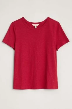 Seasalt Cornwall Womens Red T-Shirt -Cheap Seasalt Store unnamed file 173