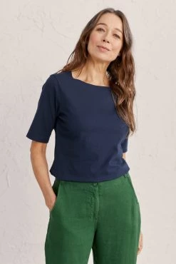 Seasalt Blue Poisson Top