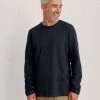 Seasalt Cornwall Mens Blue Allet Long Sleeve T-Shirt