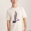 Seasalt Mens Natural Organic Cotton Crew Neck T-Shirt