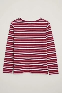 Seasalt Cornwall Red Striped Sailor Shirt