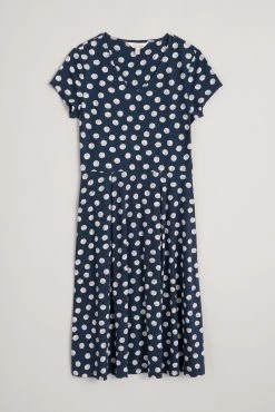 Seasalt Blue Flare Short Sleeve Organic Cotton Dress -Cheap Seasalt Store unnamed file 243 scaled