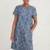 Seasalt Cornwall Blue Tall Shift Veryan Dress