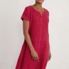 Seasalt Cornwall Pink Linen Okanum Dress
