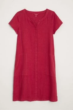 Seasalt Cornwall Pink Linen Okanum Dress -Cheap Seasalt Store unnamed file 269