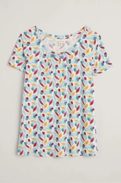 Seasalt Cornwall Natural Short Sleeve Appletree Top -Cheap Seasalt Store unnamed file 29