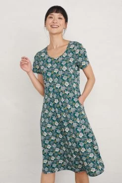 Seasalt Cornwall Petite Teal Blue Enor Dress -Cheap Seasalt Store unnamed file 315 scaled