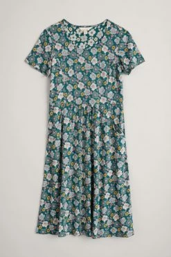 Seasalt Cornwall Petite Teal Blue Enor Dress -Cheap Seasalt Store unnamed file 316 scaled