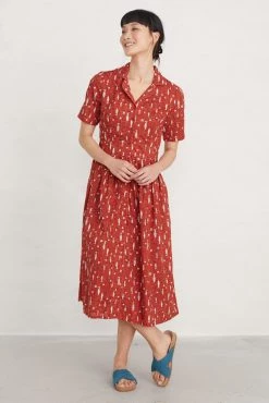 Seasalt Cornwall Orange Petite Charlotte Dress