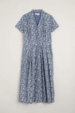 Seasalt Cornwall Blue Short Sleeve Handwriting Dress -Cheap Seasalt Store unnamed file 384 scaled