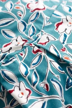 Seasalt Cornwall Teal Blue Fit And Flare Riviera Dress -Cheap Seasalt Store unnamed file 391 scaled