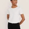 Seasalt White Short Sleeve Cotton Crew T-Shirt