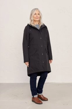 Seasalt Cornwall Petite Plant Hunter 2 Coat Black