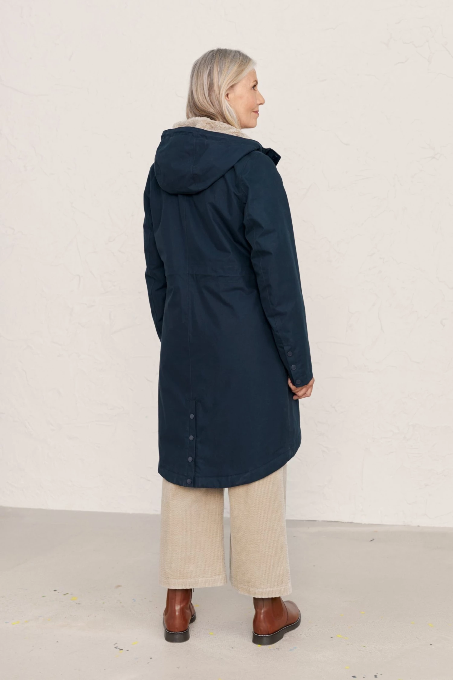 Seasalt Cornwall Tall Plant Hunter 2 Coat Blue 2 Seasalt Cornwall Tall Plant Hunter 2 Coat Blue - Image 2