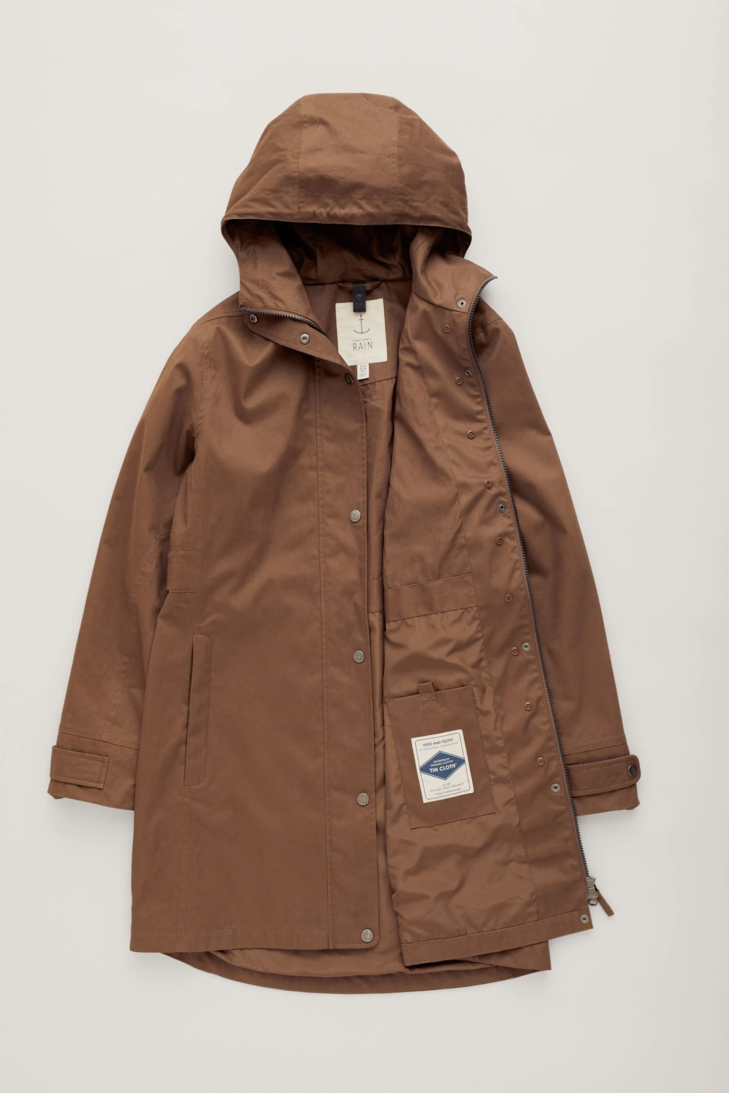 Seasalt Cornwall Brown Millook 3 Season Coat 5 Seasalt Cornwall Brown Millook 3 Season Coat - Image 5