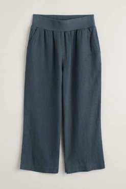 Seasalt Cornwall Tall Linen Lunar Light Crops Trousers -Cheap Seasalt Store unnamed file 526