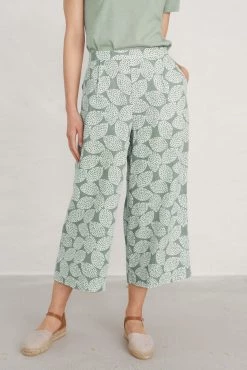 Seasalt Green Wide Leg Peaceful Haven Culotte Trousers