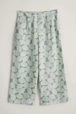Seasalt Green Wide Leg Peaceful Haven Culotte Trousers -Cheap Seasalt Store unnamed file 538