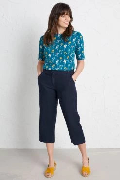 Seasalt Cornwall Blue Brawn Point Crop Trousers -Cheap Seasalt Store unnamed file 541 scaled