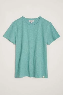 Seasalt Mens Green Cotton Short Sleeve Crew T-Shirt -Cheap Seasalt Store unnamed file 58