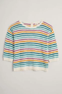 Seasalt Cornwall Natural Striped Knavock Jumper -Cheap Seasalt Store unnamed file 588
