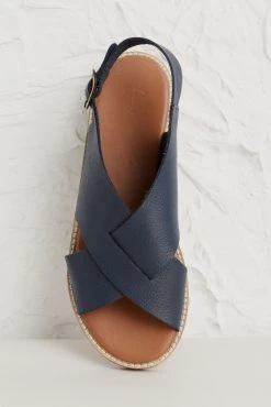 Seasalt Cornwall Blue Cross-Strap Leather Kite Flying Sandals -Cheap Seasalt Store unnamed file 599 scaled