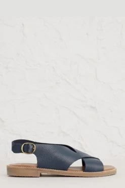 Seasalt Cornwall Blue Cross-Strap Leather Kite Flying Sandals -Cheap Seasalt Store unnamed file 603