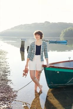 Seasalt Cornwall Green Three Quarter Sleeve Bosporthennis Cardigan -Cheap Seasalt Store unnamed file 607 scaled