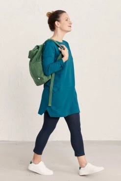 Seasalt Blue Organic Cotton Charming Cropped Leggings -Cheap Seasalt Store unnamed file 613 scaled